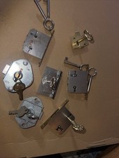 Cabinet Locks with Keys- Locker , Desk Draw -lot Of 7 Pcs