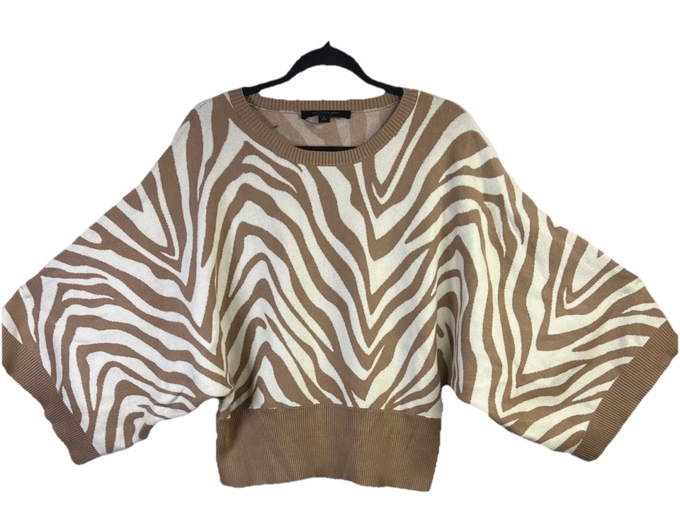 Suéter Marc New York Mujer Estampado Animal Mangas Kimono Grandes Talla Grande” Foto 3 de 4