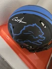 Aiden Hutchinson Detroit Lions Signed Fullsize Rep Helmet With Coa.