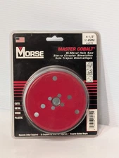 Morse AVC72 Master Cobalt Bi-Metal Variable Pitch Hole Saw 4 1/2in 114mm NiP