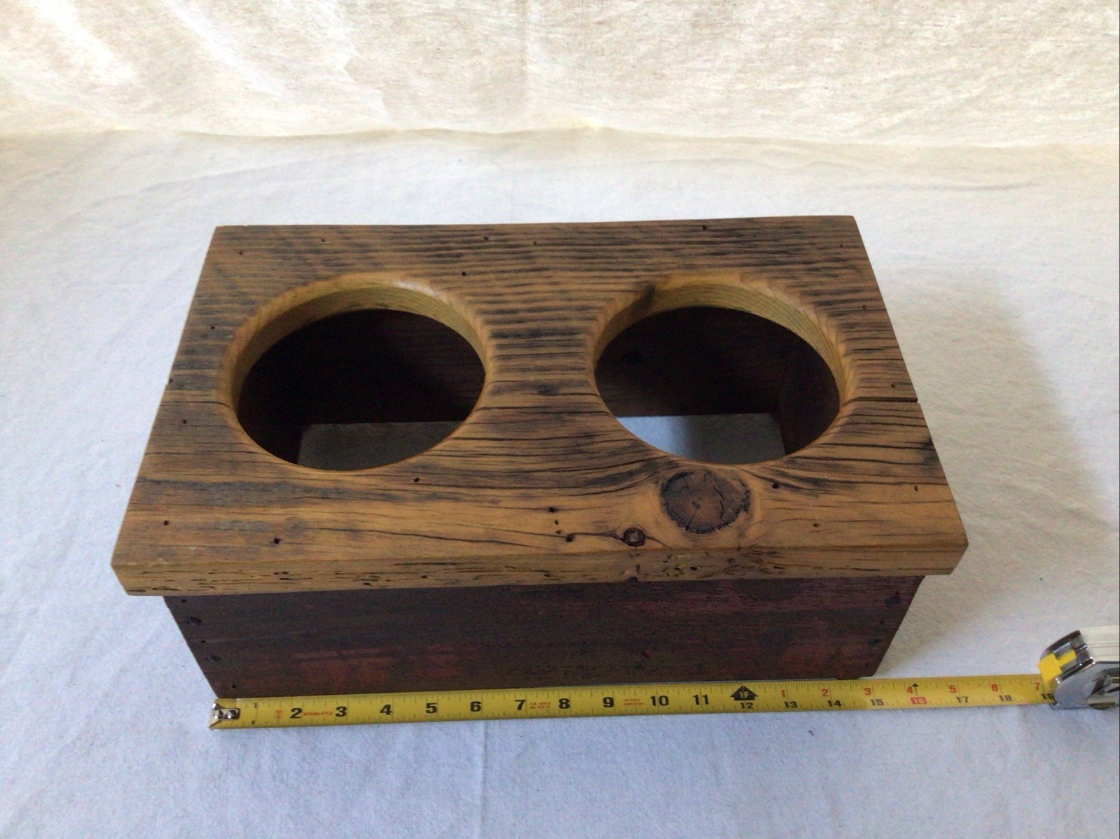 Water Stand Tray With Double Bowl