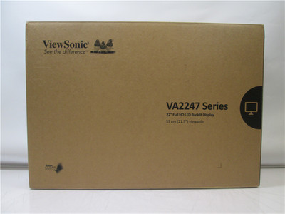 ViewSonic VS18521 22'' Full HD LED Monitor   100Hz, FreeSync, No Power Adapter