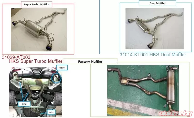 HKS 31029-AT003 for SUPER TURBO MUFFLER GR SUPRA DB42 B58 | eBay