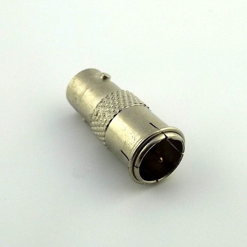 10pcs BNC Female Jack to F Quick Male Plug Straight Coaxial RF Connector Adapter - 第 5/8 張圖片