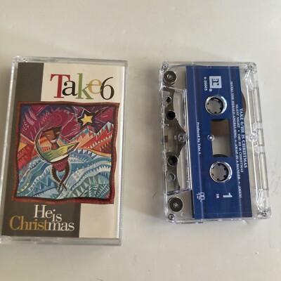 TAKE 6 : HE IS CHRISTMAS-Cassette-1991- *Fast Combined Shipping*