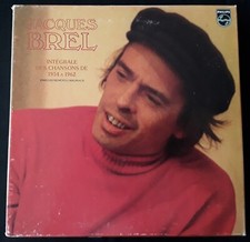 Jacques Brel – Intégrale Des Chansons De 1954 à 1962 – coffret de 5 disques - NM
