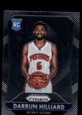 DARRUN HILLIARD DETROIT PISTONS MINT CHROME ROOKIE CARD RC SP 2015-16 PRIZM #345