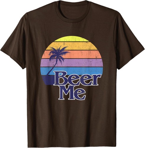 Funny Beer Humor - Vintage Retro California Beach Fashion T-Shirt Hoodie - Picture 14 of 17