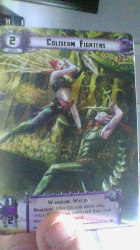 Warhammer Conquest LCG Coliseum Fighters Alt Art Promo Card