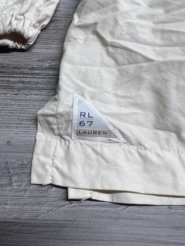 Lauren Ralph Lauren Windbreaker Jacket Womens S Petite White 1/4 Zip Hooded Rain - 第 8/12 張圖片