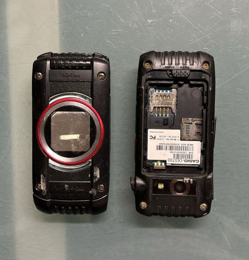 Casio G'zOne Ravine 2 Verizon 512 MB Handset Flip Phone Vintage Cellphone OEM - Image 4 of 4