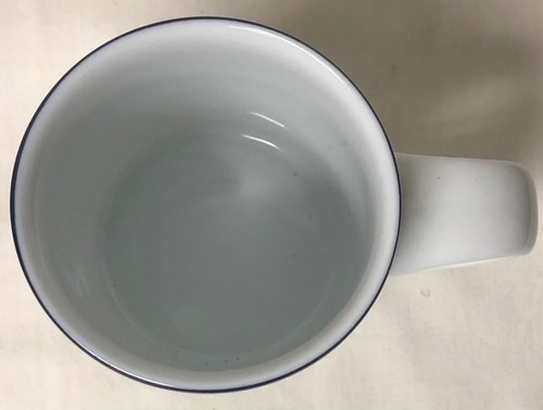 TANK CONCERTO ALLEGRO BLAU VINTAGE AUSLAUF KLASSISCH WEISS MIT BLAUEM STREIFEN BECHER - Bild 5 von 6