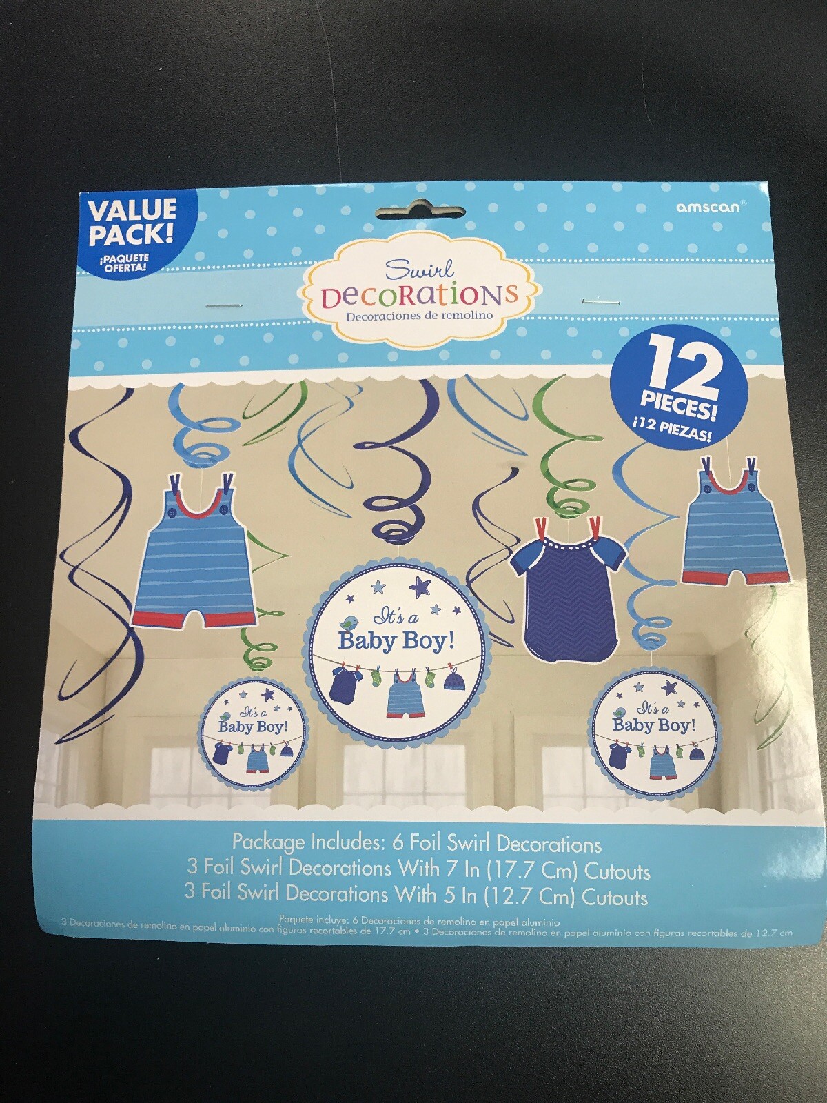 Safari Animal Jungle Ceiling Hanging Swirl Decorations Boy Baby