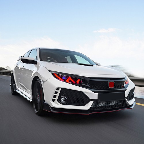 RGB LED Headlights For 10th Gen Honda Civic 2016-2021 Hatchback Sedan Type R - Bild 11 von 20