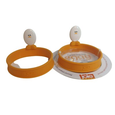 EGGY - Joie Fry Pan Round Silicone Orange Egg Ring BFA free