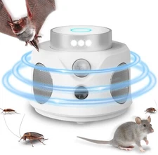 New upgraded Super Strong Ultrasonic Auto Detect Pest Rodent Mouse Repellent