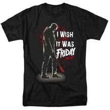 Friday The 13th "Wish It Was Friday" T-Shirt or Sleeveless Tank - to 6X