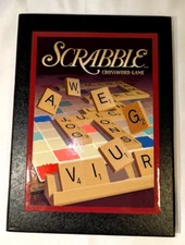 2009 Hasbro Scrabble Word Game Folding Replacement Board Only No Game Tiles