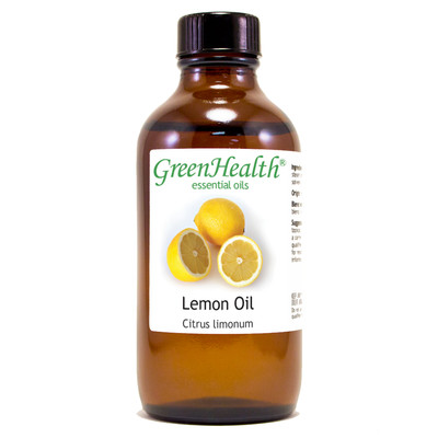 4 fl oz Lemon Essential Oil (100% Pure & Natural) - GreenHealth