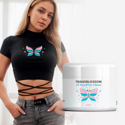 Plump & Nourish Lips, TransBlossom 30ml Creme - Smooth Finish, tägliche Lippenpflege