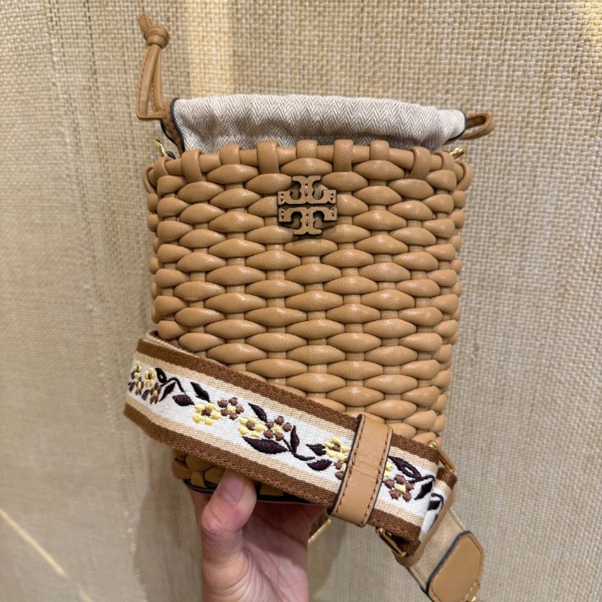 NEW Tory Burch Emerson Woven Mini Bucket Bag 160648 | eBay NEW Tory Burch Emerson Woven Mini Bucket Bag 160648 | eBay