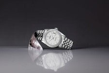 31 mm Rolex Datejust Silver Index Dial Diamond Bezel Stainless Steel Watch 4