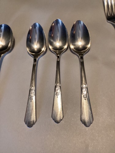 Oneida SL & GH Rogers Silverplate 1934 Encore, 20 Teile Besteck - Bild 2 von 24