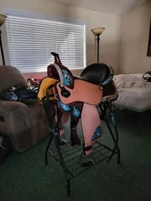 Premium Western Leather Barrel Horse Saddle Tack Set 10-18" Trail-Tested Quality