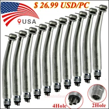 1-10 Yabangbang Dental LED E-generator High Speed Handpiece 2/4 Holes NSK Style