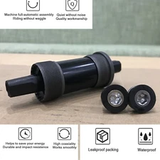 English Square BB Bike Bottom Bracket Set,Square Taper, Aluminum - 68 x 116mm