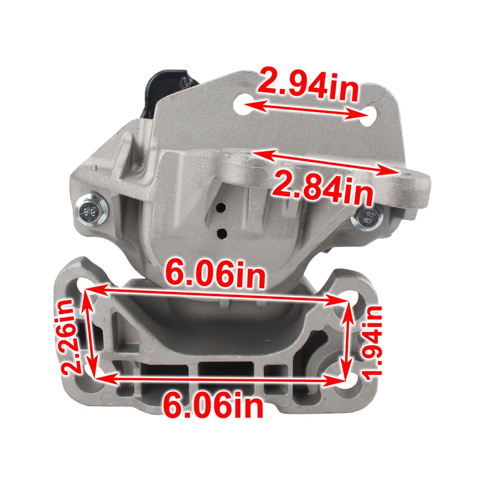 Fits 2013-2019 Ford Police Interceptor Utility Transmission Mount Hydraulic - Изображение 2 из 4