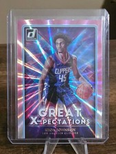 2021-22 Panini Donruss - Great X-Pectations Holo Pink Laser #14 Keon Johnson...