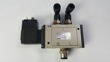 SMC # NVFS3120-5DZ-03T Solenoid Valve 24VDC Used Excellent Condition