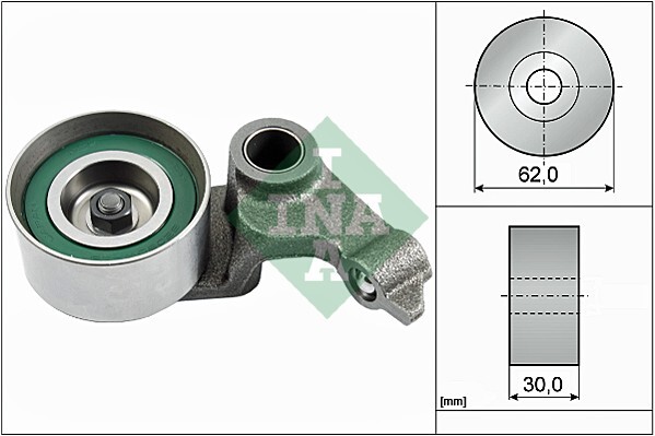 531 0643 20 INA Tensioner Pulley, timing belt for TOYOTA