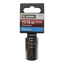 Jobsmart  11/16" 12 Point 1/2” Drive Socket 1038372