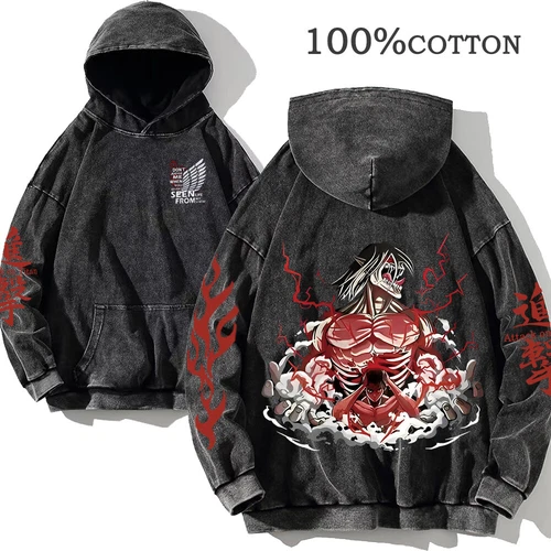 Vintage Berserk Zipper Graphic Hoodie Anime Men Women Sweatshirts Pullover Gifts - Picture 15 of 23