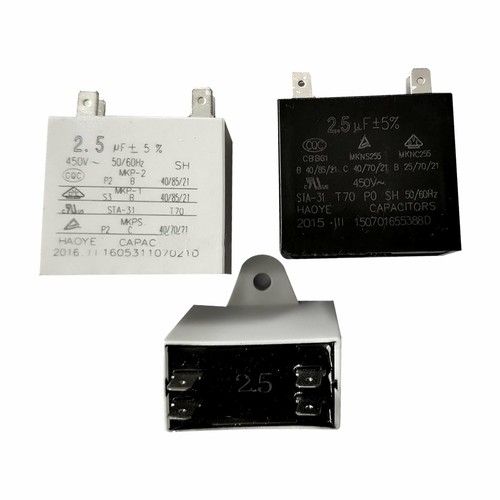 450VAC Motor Start Capacitor 1.5uF 2uF 2.5uF 3uF 3.5uF 4uF 5uF 6uF 8uF 10uF 12uF - Foto 5 di 12