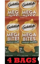 4 Pepperidge Farm Goldfish Cheddar Jalapeño Crackers 5.9 oz. Bag ( See Pictures