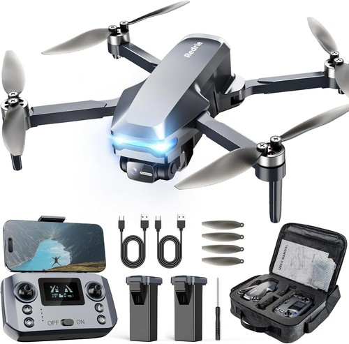 Drone with Camera 4K for Adults Beginners, Drone with GPS, Brushless Motor