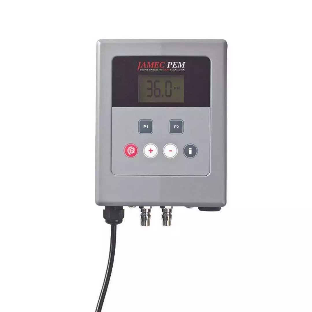 Jamec Pem Digital Preset Wall Mounted Tyre Inflator w Multi scale Gauge 11.0589