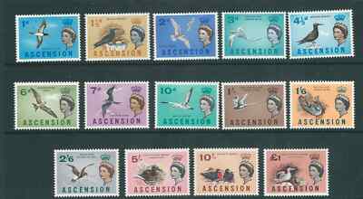 スコット　新品。　ストック Ascension 1963 Vogel Dauermarken Komplettes Set (Scott 75-88) VF