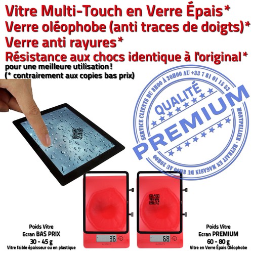 Vitre Tactile iPad A2777 Noir Ecran Assemblé Professionnel 2022 Adhésif Prémonté - Photo 3/5