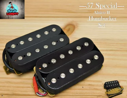 G.M. 57 Special Alnico II Black Humbucker Set (4-wir​e)
