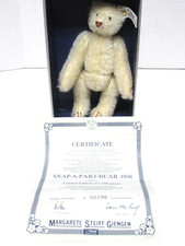 BRAND NEW VINTAGE STEIFF SNAP APART TEDDY BEAR REPLICA 1989/90 MOHAIR 1908 MODEL