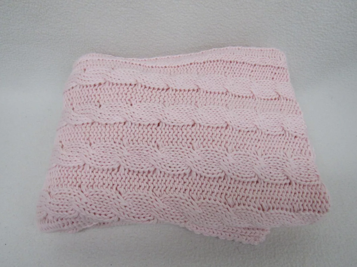 Burt's bees cable knit blanket hot sale