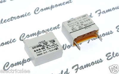 4pcs-Roederstein(ERO) MKT HMF 0.1uF (100nF) 250V AC pitch:15mm X2 Capacitor