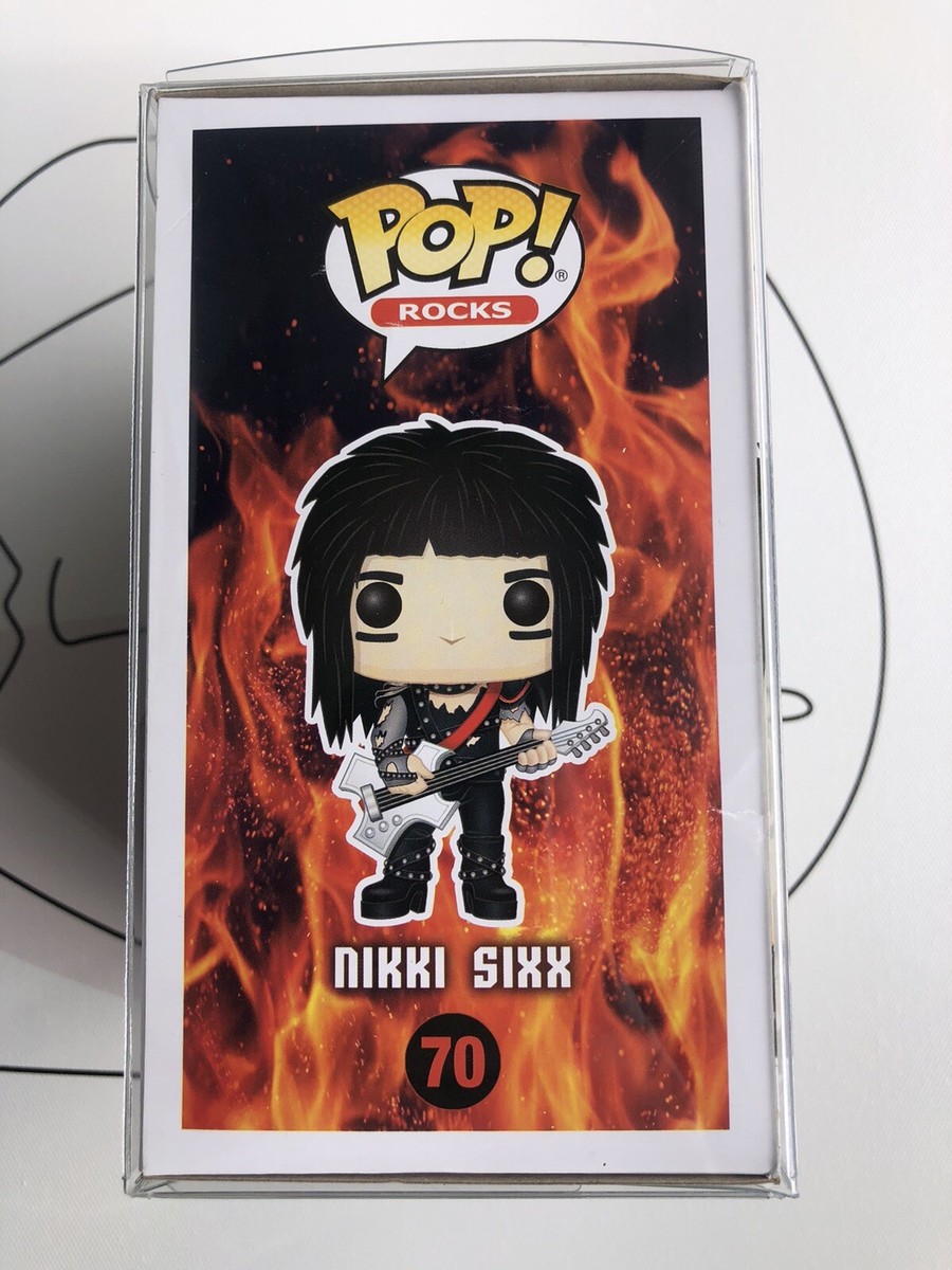 Rocks Funko Pop - Motley Crue - Nikki Sixx #70 Vaulted Rare Rocks Funko Pop - Motley Crue - Nikki Sixx #70 Vaulted Rare