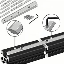 8pcs Aluminum Inside Joint Bracket Straight Connector w/ Screws for 4040 Series
