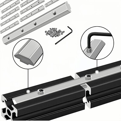 8 Sets 4040 Aluminum Profile T Slot Joint Bracket Connectors for CNC DIY Machine