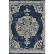 Safavieh Brentwood 9' x 12' Rug in Navy and Light Gray